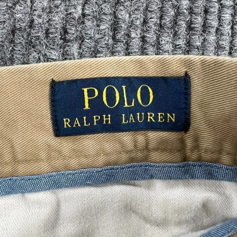 Polo Ralph Lauren Shorts Mens 35 Brown Chino Casual Outdoor Golf Comfort